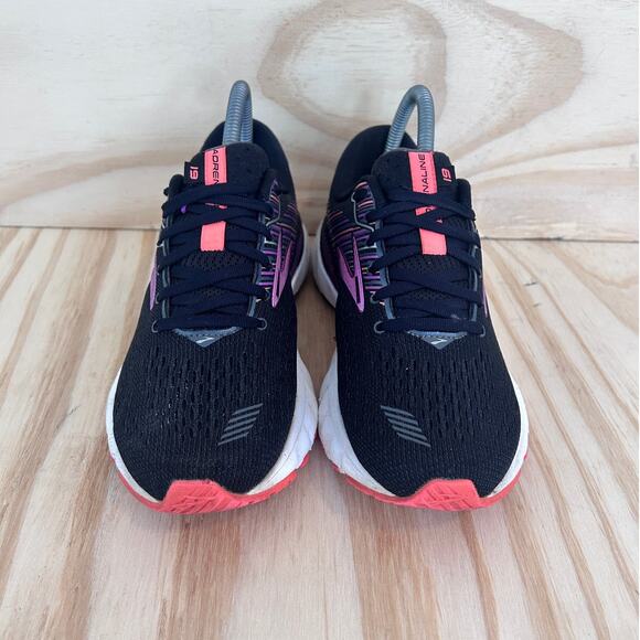 Brooks - Adrenaline GTS 19 - Running Shoes - Black - Women's - 8(B) -1202841B080 - Picture 2 of 9